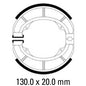 Ferodo Brake Shoe Set - FSB956