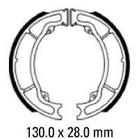 Ferodo Brake Shoe Set - FSB960