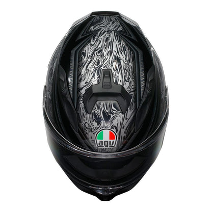 AGV K7 - Damascus Black/Silver
