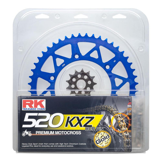 Lite Pack - RK Chain & Sprocket Kit Blue 13/51 YZ250F 01-25