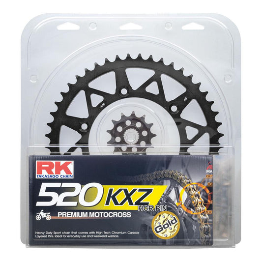 Lite Pack - RK Chain & Sprocket Kit Black 14/48 KTM 06-25