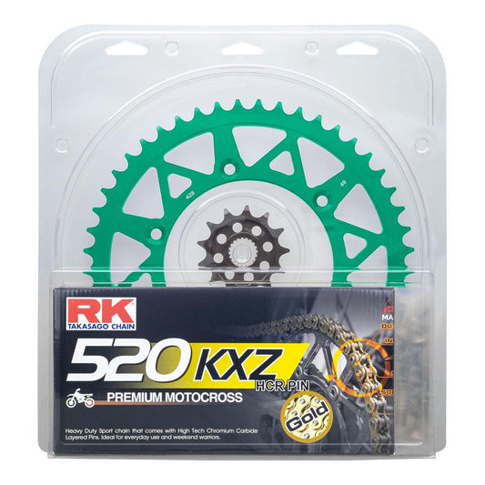 Lite Pack - RK Chain & Sprocket Kit Green 13/50 KX450F 06-23
