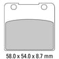 Ferodo Disc Pad Set - FDB389 P Platinum Non Sintered Compound