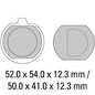 Ferodo Disc Pad Set - FDB132 P Platinum Non Sintered Compound