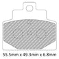 Ferodo Disc Pad Set - FDB2277 AG Argento Non Sintered Compound