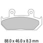 Ferodo Disc Pad Set - FDB452 P Platinum Non Sintered Compound
