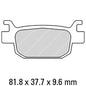 Ferodo Disc Pad Set - FDB2212 EF ECO Friction Non Sintered Compound
