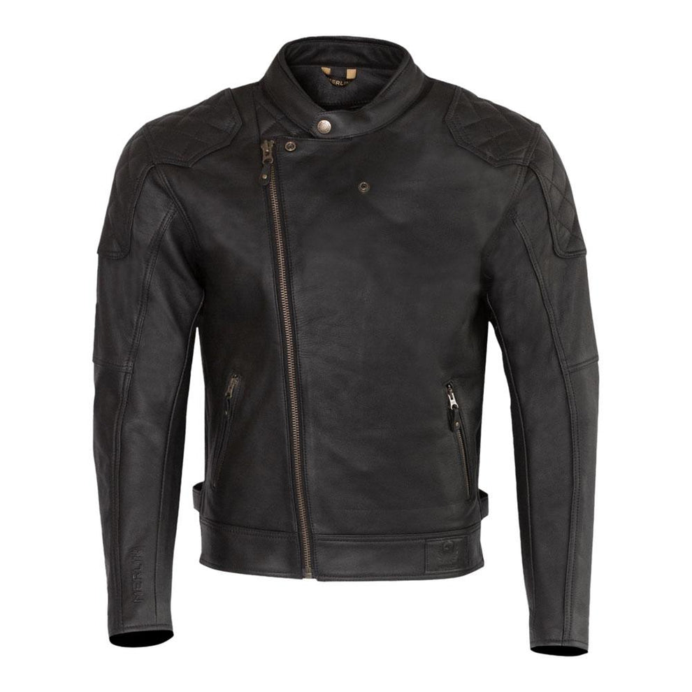 Merlin Chester Cafe D30 Leather Jacket Black – Tuggeranong Motorcycle ...