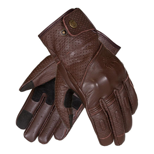 Merlin Legacy D30 Leather Gloves Dark Brown