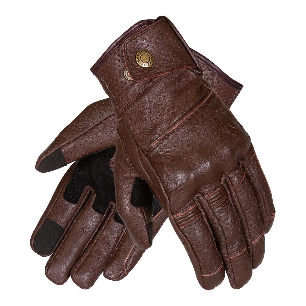 Merlin Legacy D30 Ladies Leather Gloves Dark Brown
