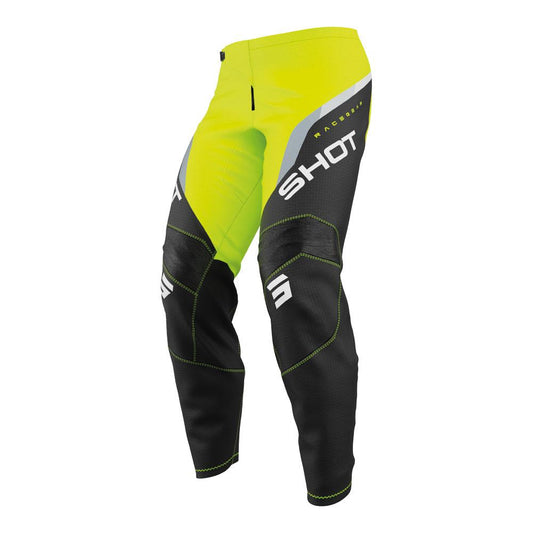 Shot Draw Kid Daytona Pants Neon Yellow