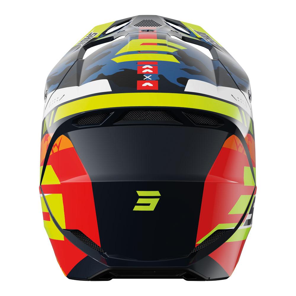 Shot Furious Flash Helmet Blue/Neon Yellow Glossy