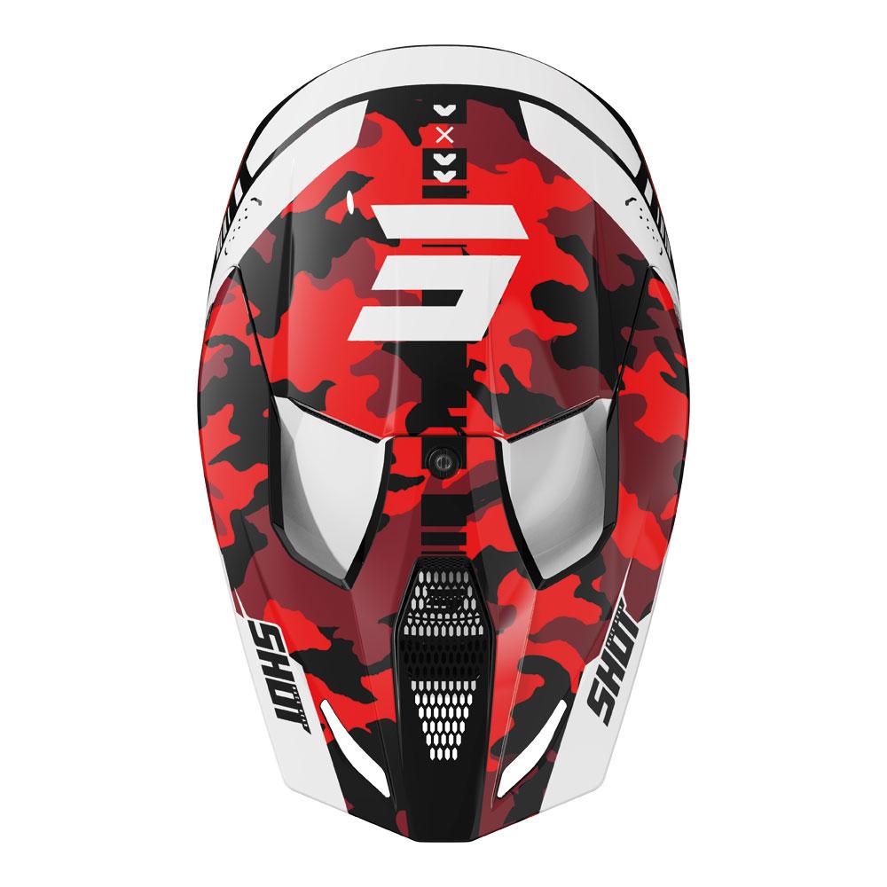 Shot Furious Kid Flash Helmet Red Glossy