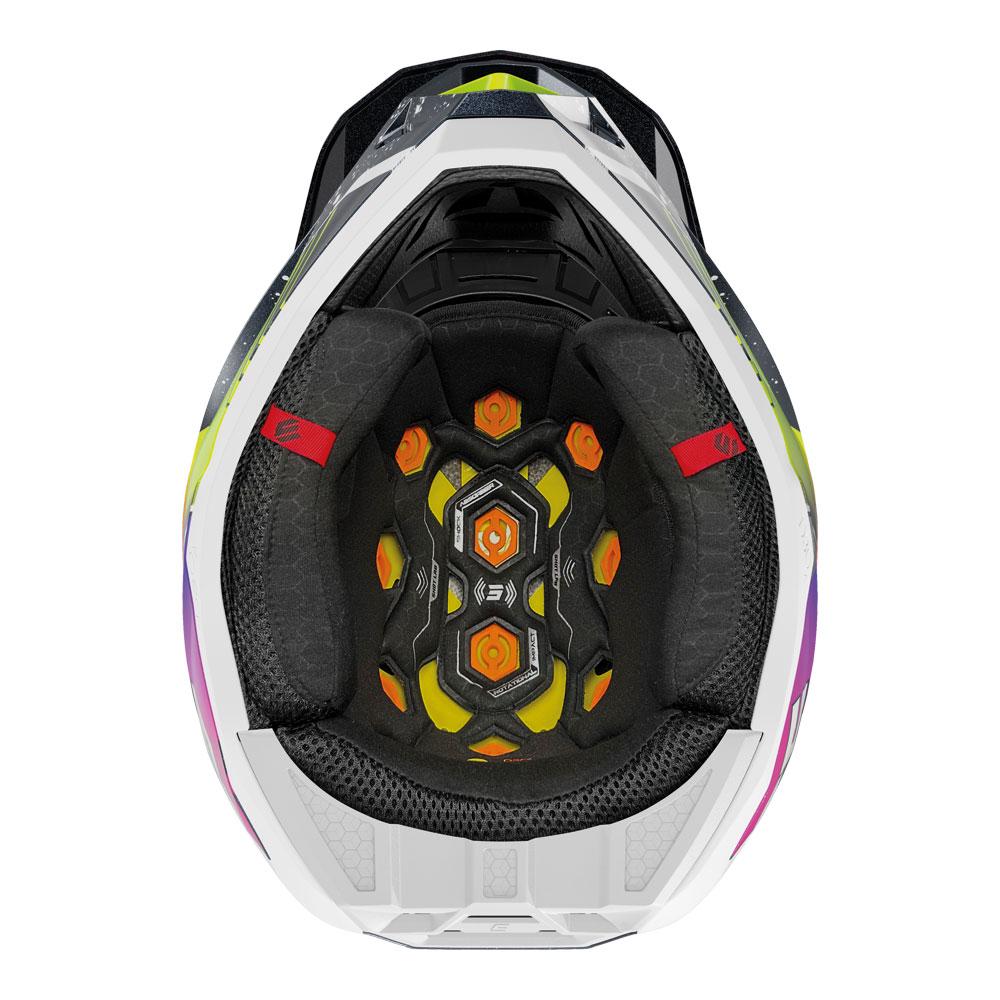 Shot Lite Racing Helmet Blue/Neon Yellow Pearly