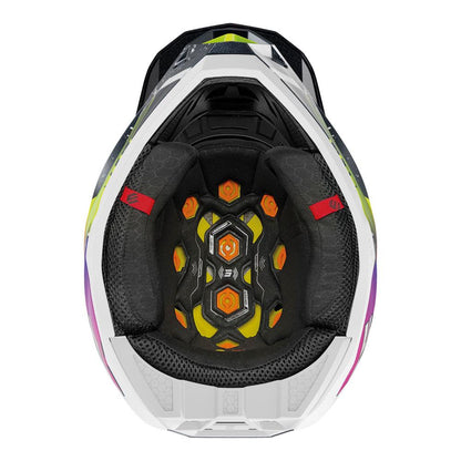 Shot Lite Racing Helmet Blue/Neon Yellow Pearly