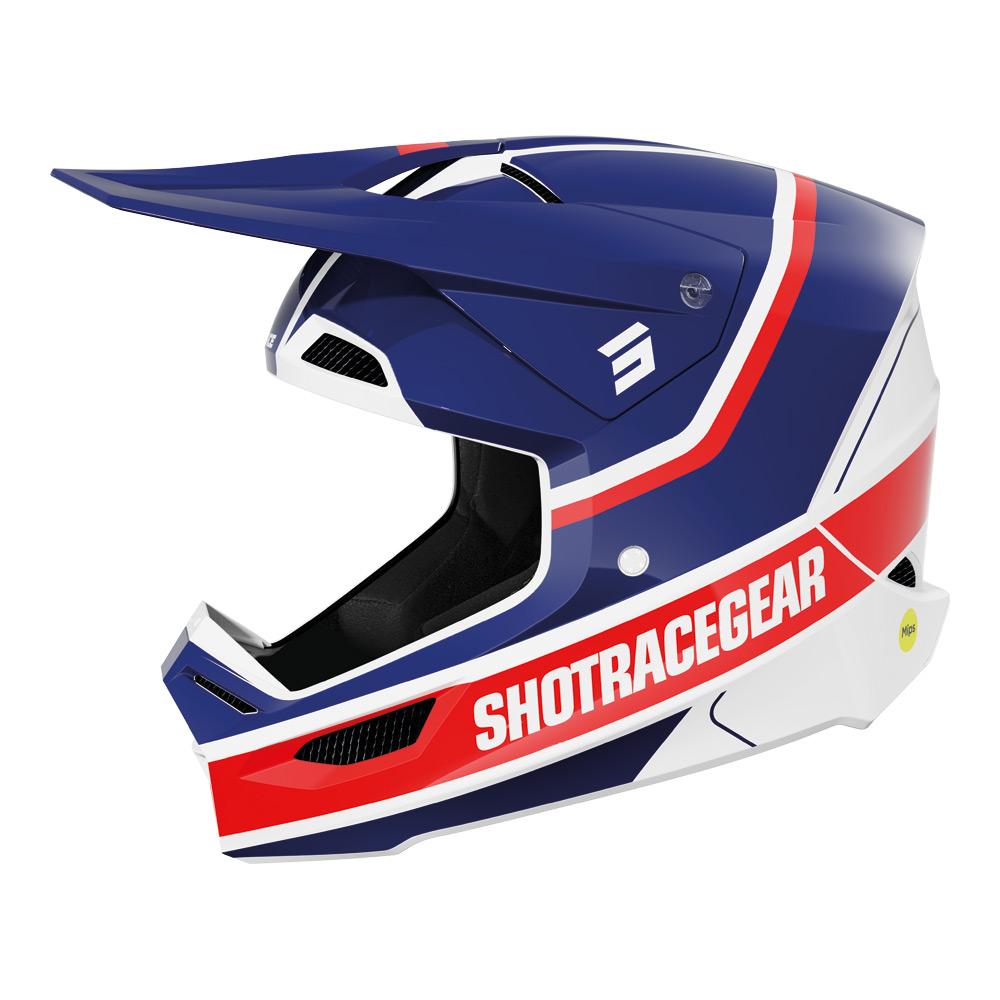 Shot Race Mythic Helmet Blue/Red Glossy – Tuggeranong Motorcycle Centre