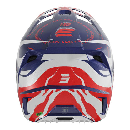 Shot Speed Beast Helmet Blue/Red Pearly
