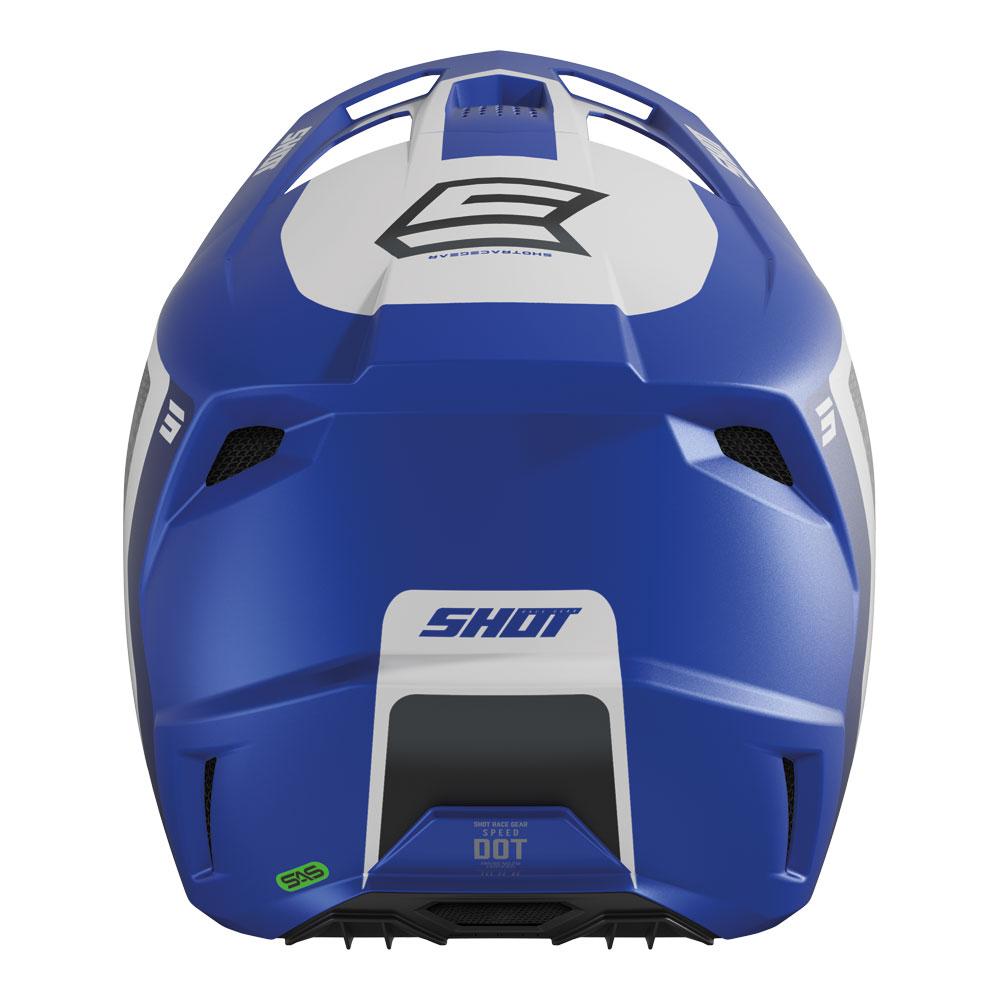 Shot Speed Hybrid Helmet Blue Matt
