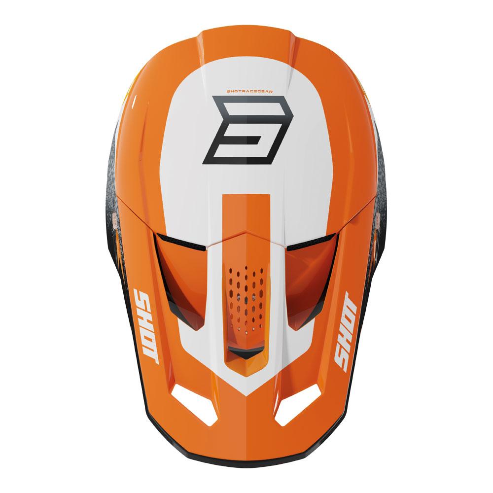 Shot Speed Hybrid Helmet Orange Glossy