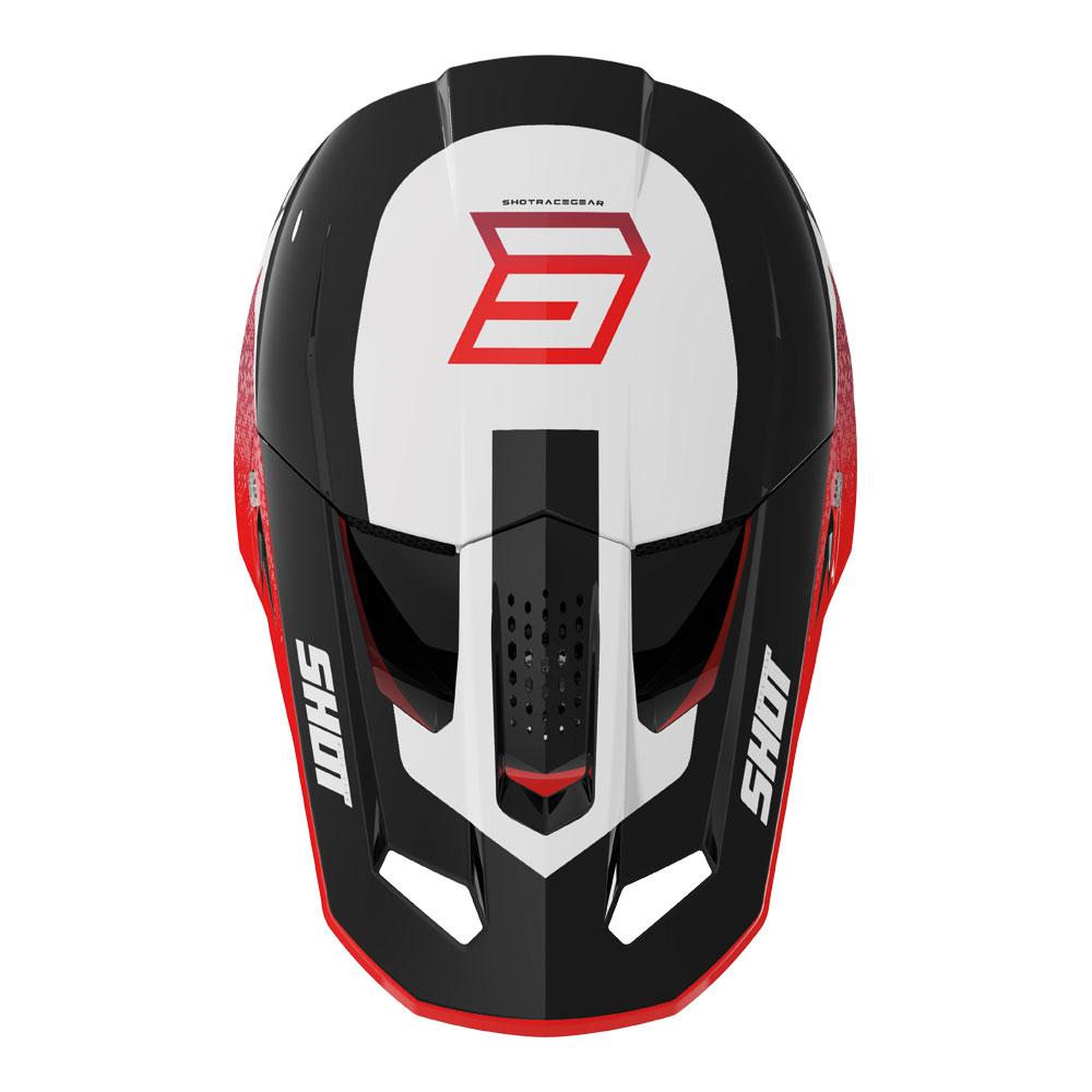 Shot Speed Hybrid Helmet Red Glossy