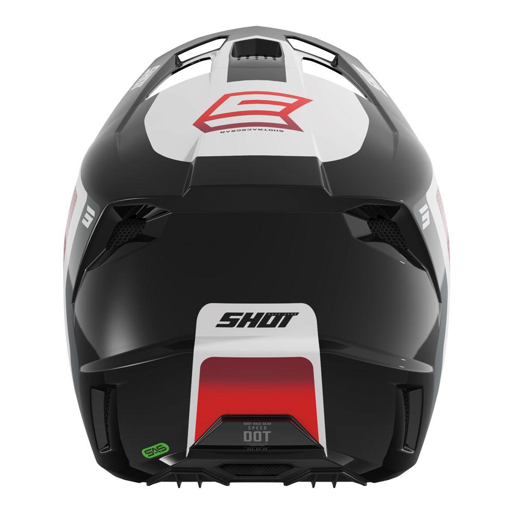 Shot Speed Hybrid Helmet Red Glossy