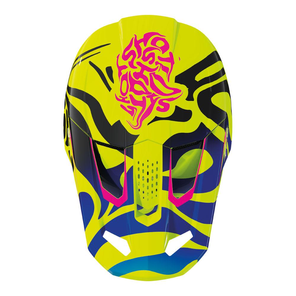 Shot Speed Kid Ghost Helmet Neon Yellow Glossy