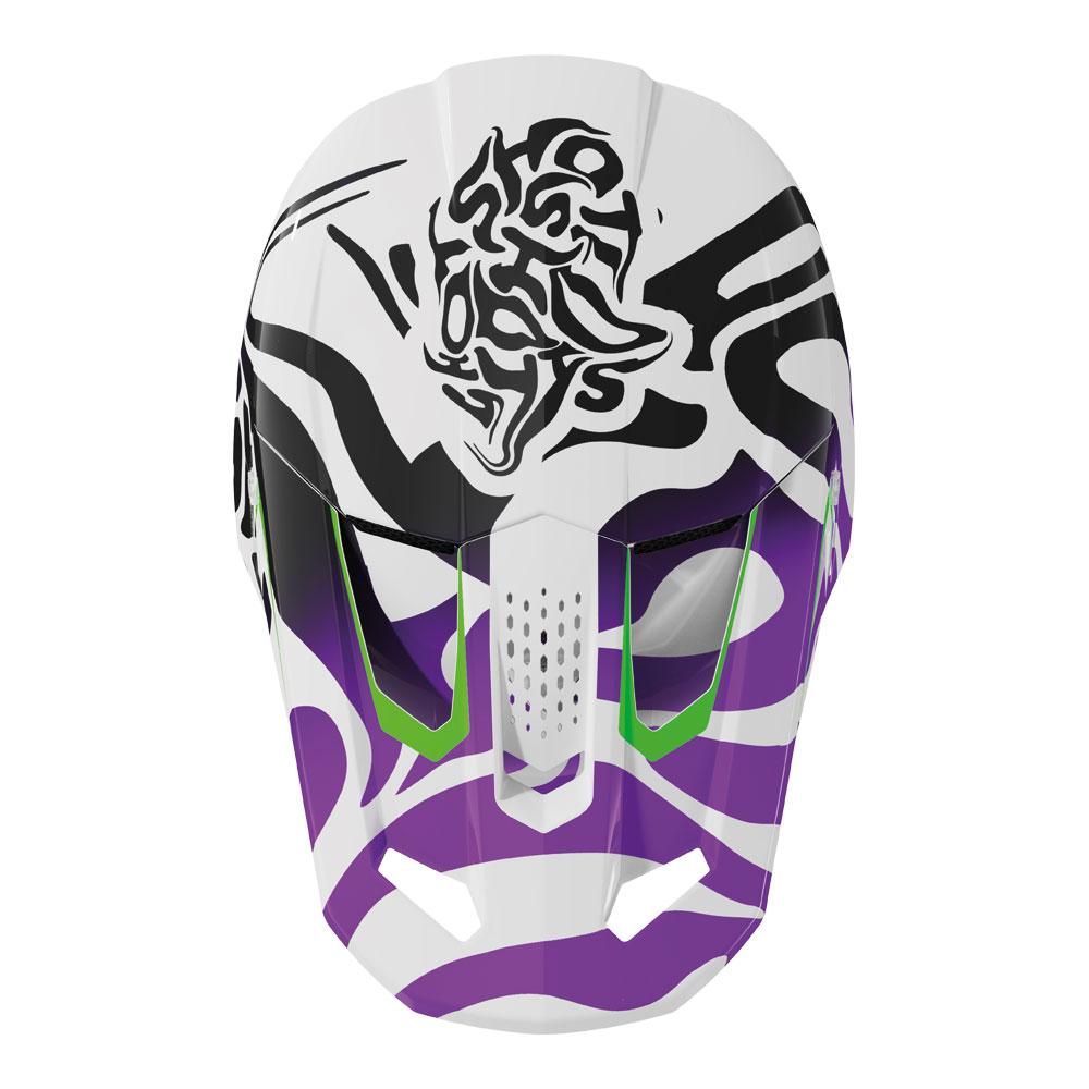 Shot Speed Kid Ghost Helmet Purple Glossy